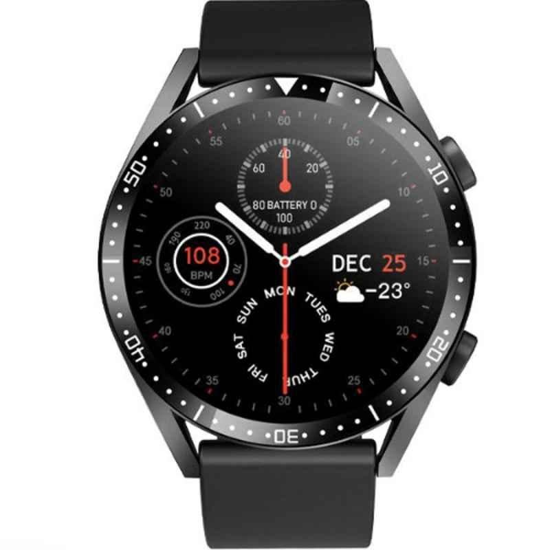 Xcell Classic 3 Lite 1.28 inch TFT Black Fitness Tracker, XL-WATCH-CLASSIC3TALKLITE-BFBS