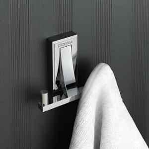 Plantex Robe Hook for Bathroom/Pure Brass Clothes Hanging Hook/Hook for Wall/Bathroom Accessories APS-RTO-04, Chrome