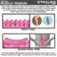 Strauss 33cm EVA Pink Grid Foam Roller, ST-1807