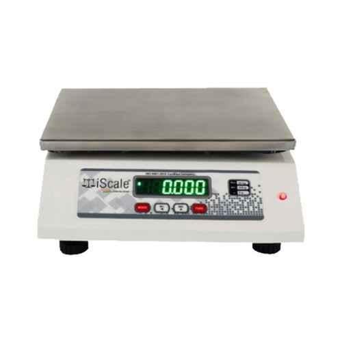 Table balance with stainless steel weighing plate, range 200 to 5.000