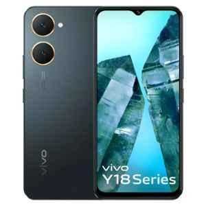 Vivo Y18i 4GB/64GB 6.56 inch Display Space Black Dual SIM 4G Smartphone