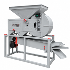Bravix 50W Mild Steel Single Phase Double Motor Grain Winnower Grader & Cleaner Machine, Capacity: 400-500 kg/hr