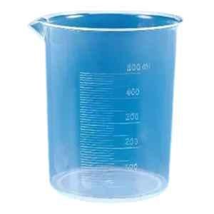ELECOPTO 500ml Polypropylene Euro Design Beaker with Chemical Resistance