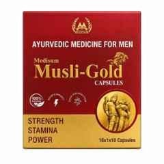 Medisum Biotech 100 Pcs Musli-Gold Capsule for Strength, Vitality, Stamina & Power
