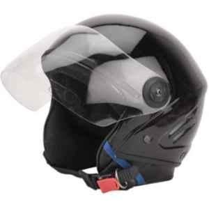 GTB Medium Size Black Half Face Motorcycle Helmet