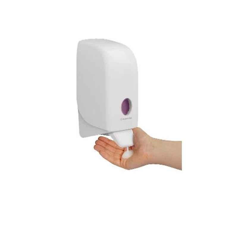 Kimberly Clark Aquarius Wall Mounted Skincare Dispenser, Compatible with Kimberly Clark Soap & Sanitizer Cassette, 69480