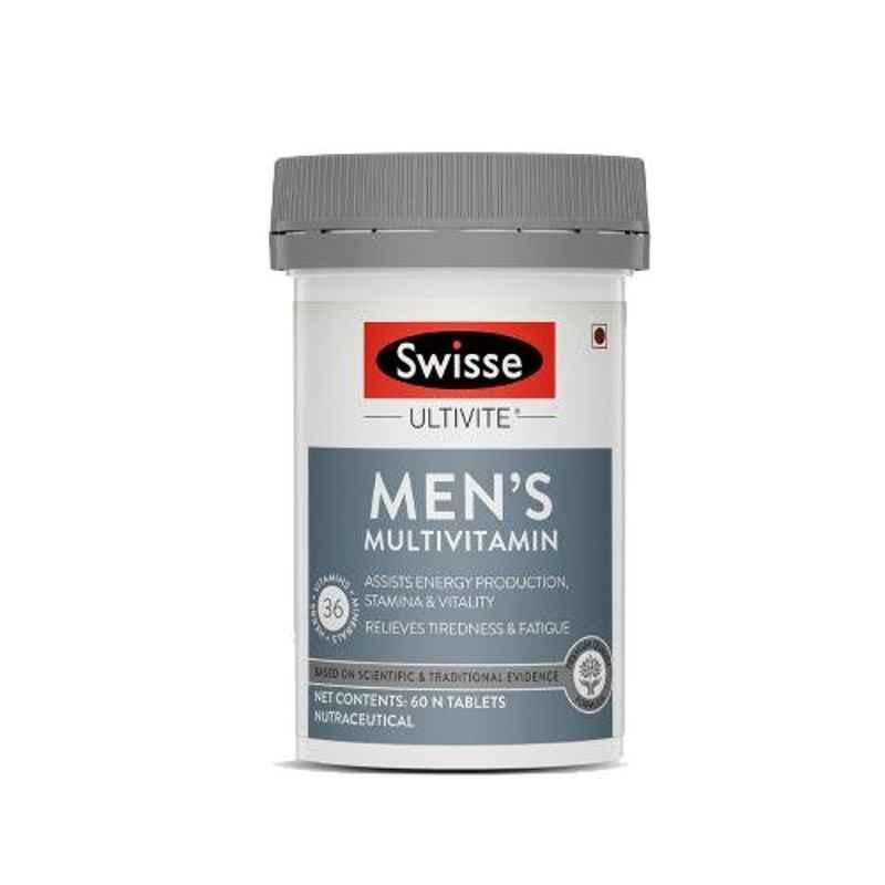 Swisse 60 Pcs Ultivite Men's Multivitamin Tablets, HHMCH9520110601