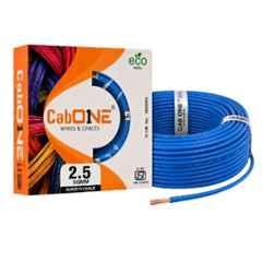 CabONE 2.5 Sqmm Blue FR PVC Multi Strand Electrical Wire, CabONE021, Length: 90m