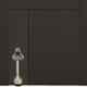 Atom DS003 Brass Antique Finish Door Stopper (Pack of 2)
