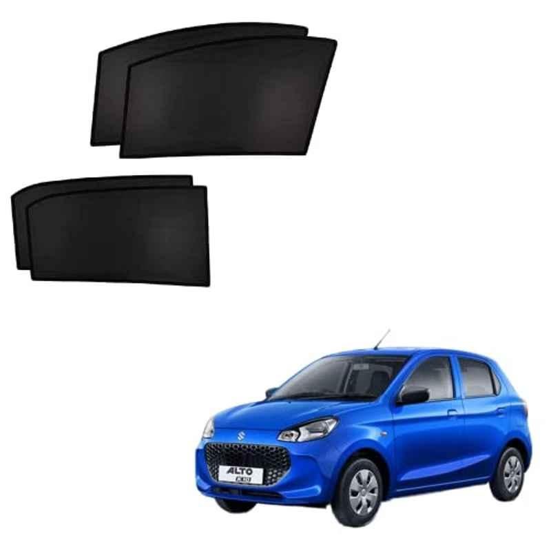 Kozdiko 4 Pcs Custom Fit Non Magnetic Curtains Mesh Car Sun Shade Set for Maruti Suzuki Alto K10 2022-Present