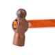 Lovely 700g Copper Ball Pein Hammer with Wooden Handle