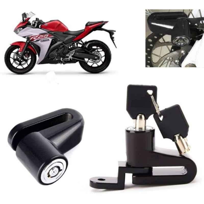 Auto Pearl Steel Black Heavy Duty Anti Theft Disc Brake Lock for YZF R1M, Lock_876