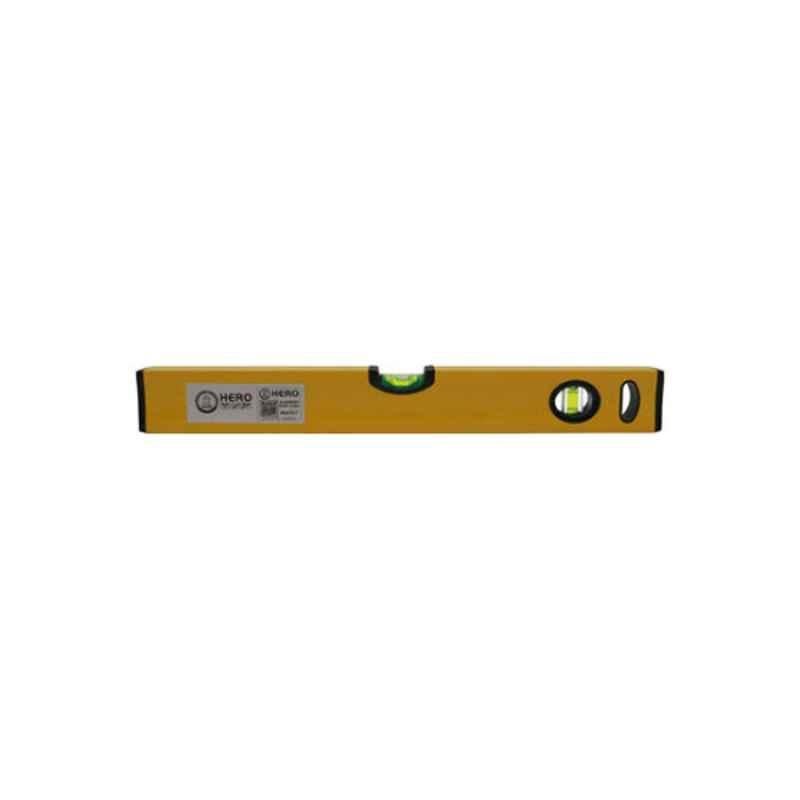 Hero 40cm Yellow Aluminium Spirit Level, ASLH-16INCH