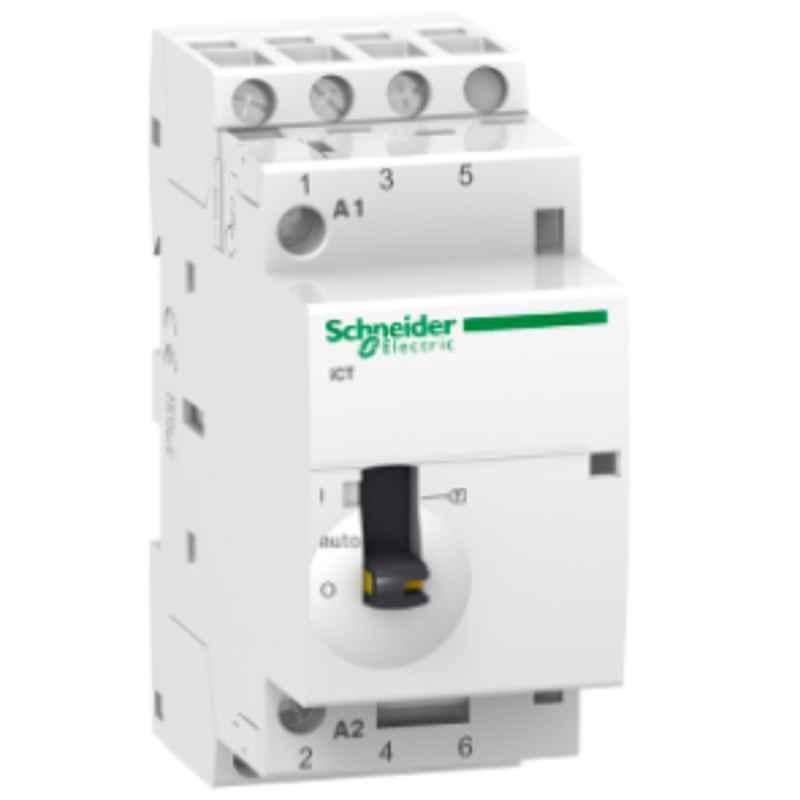 Schneider Acti9 220-250V 3-NO White 3 Pole Contactor, A9C21833