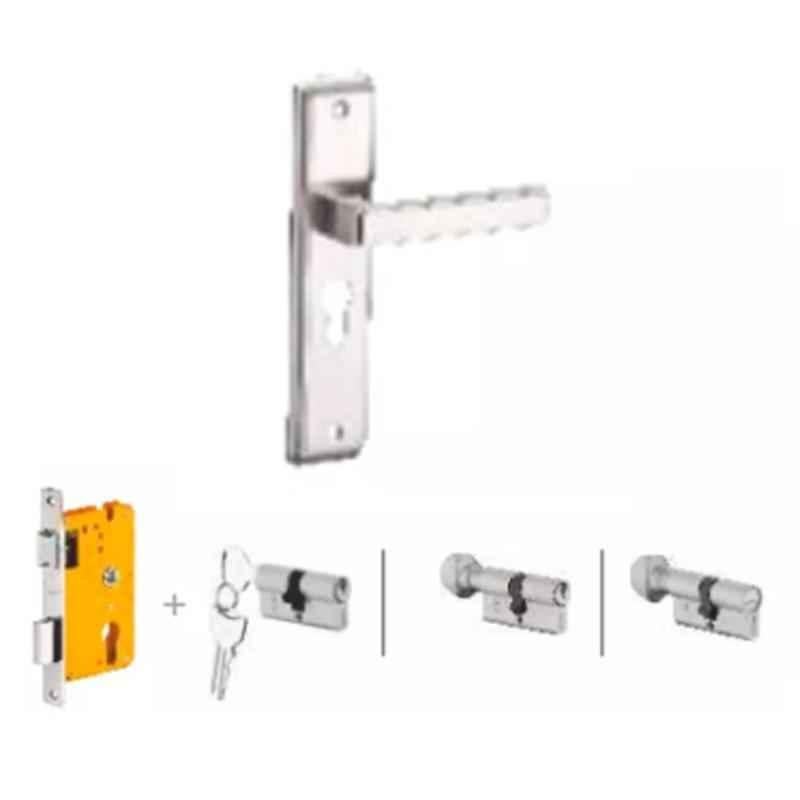 Dorset Kaira HL KAI 8 inch Stainless Steel Lock Set with Coin & 60mm Knob Cylinder (Pack of 4)