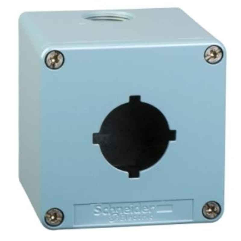 Schneider 30.5mm Zinc Alloy Blue Die-Cast Empty Control Station, XAPM1601