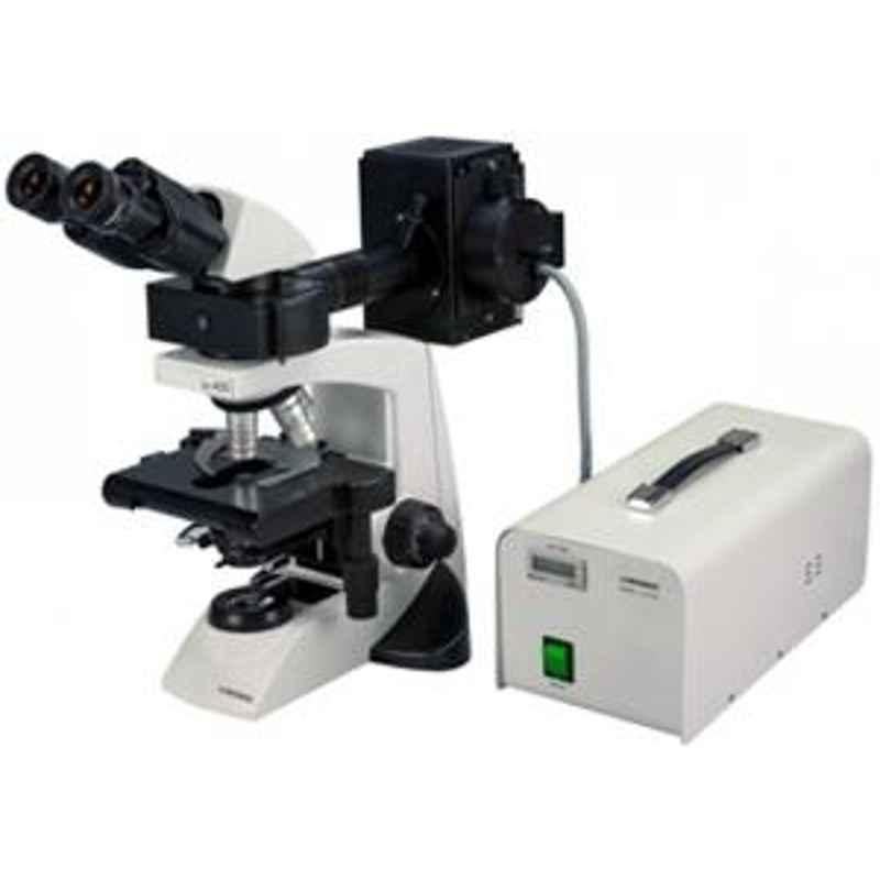Labomed LX-400 Binocular Fluorescence Compound Microscope, illumination - FLR (e LED)- Single Blue LED illumination.