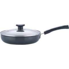 Vinod Black Pearl Plus 2.6 Litre Induction Friendly All Purpose Pan with Lid, IHAAPAN (Pack of 2)