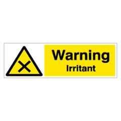 SUNSIGNS 600x200mm Vinyl & Sun Board Warning Irritant Signage, SN0068VNLM1HPIAAM