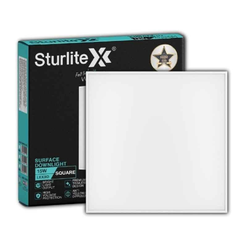 Sturlite Lexxo 15W 1500lm Cool White Square LED Surface Light
