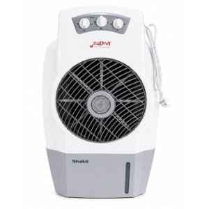 Zoom Shakti 45W 25 Litre ABS White & Grey Portable Desert Air Cooler with 3 Speed Control