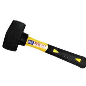 Real Stf 1.15kg 254mm Yellow & Black Club Hammer with Durable Fiberglass Handle