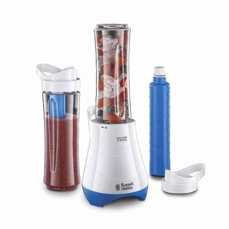 Russell Hobbs Mix & Go 300W 1.2L White & Blue Blender, 21351