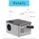 IBS RADIO 4000lm LED Black Cordless Portable Projector