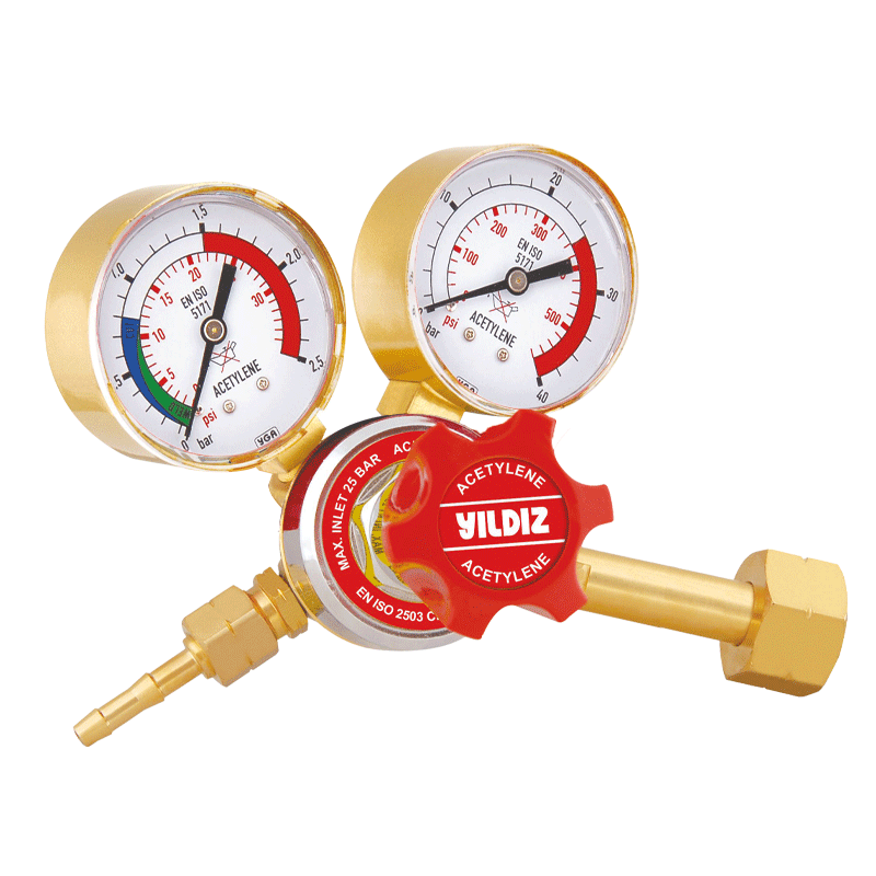 Yildiz Star 25-1.5 bar Acetylene Pressure Regulator, 5411