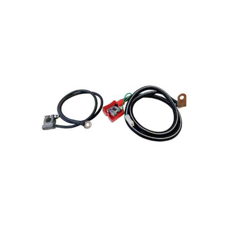 Saroop 2 Pcs Red & Black Maruti Van Battery Cable Set, SBC000026