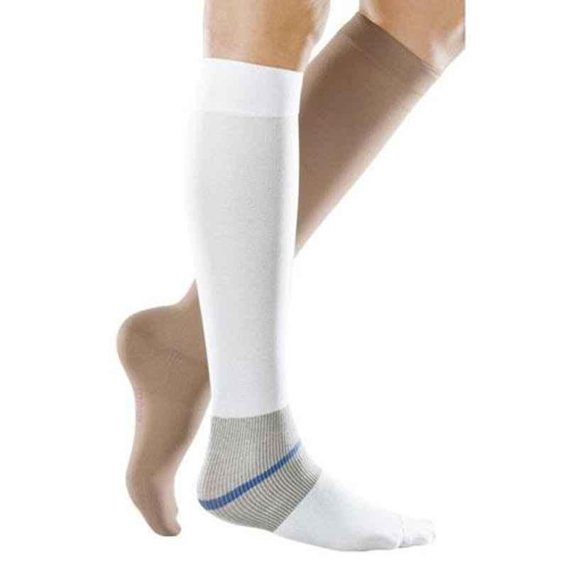 Mediven Beige Medi Ulcer Compression Stocking Knee Length, Size: XXL