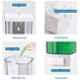 ZAP 750ml Plastic Wall Mounted Jumbo Liquid Soap & Shampoo Dispenser (Pack of 3)