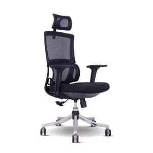Praga Seating Dmax 25.5x24.5x46.5 inch Polypropylene High Back Black Ergonomic Office Chair, DMBLBLBLBE3PHBOY