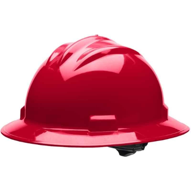 Bullard S71 HDPE Red Full Brim Helmet