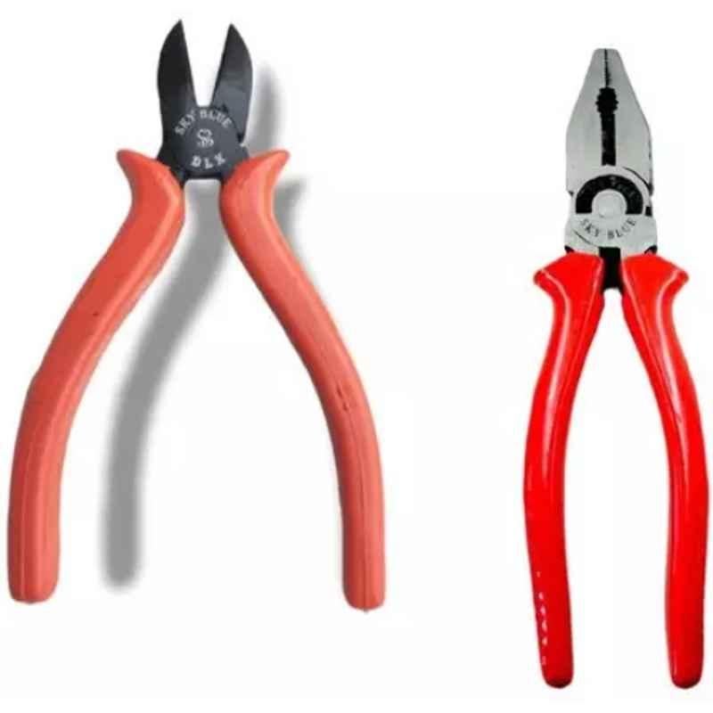 Sky Blue 2 Pcs 7.8 inch Groove Plier Combo, SBE_PLIER_COMBO_MOD_00754