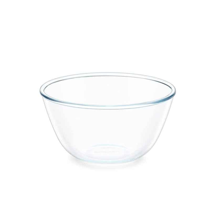 Borosil 3.5L Glass Transparent Mixing & Serving Bowl, IH22MB10235