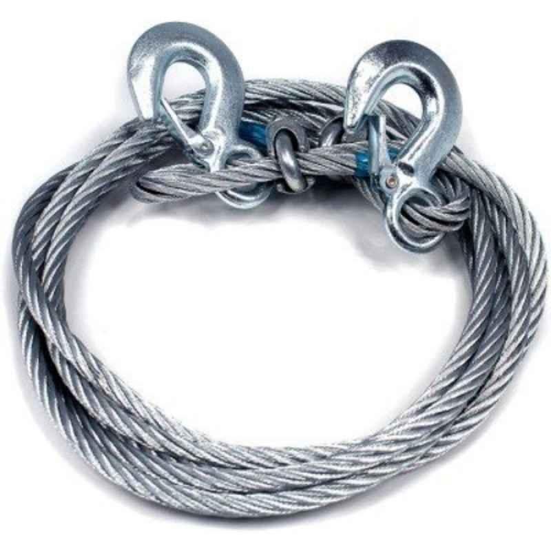 Kozdiko 4mx8mm 3000kg Steel Car Towing Rope for Ford Fiesta Classic