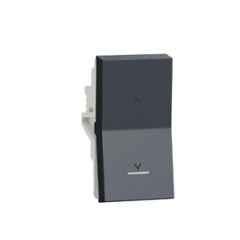 Schneider Electric Unica Pure 16A 1 Module Volcanic Grey Master Switch, UNS162MSWL1M_GY (Pack of 20)