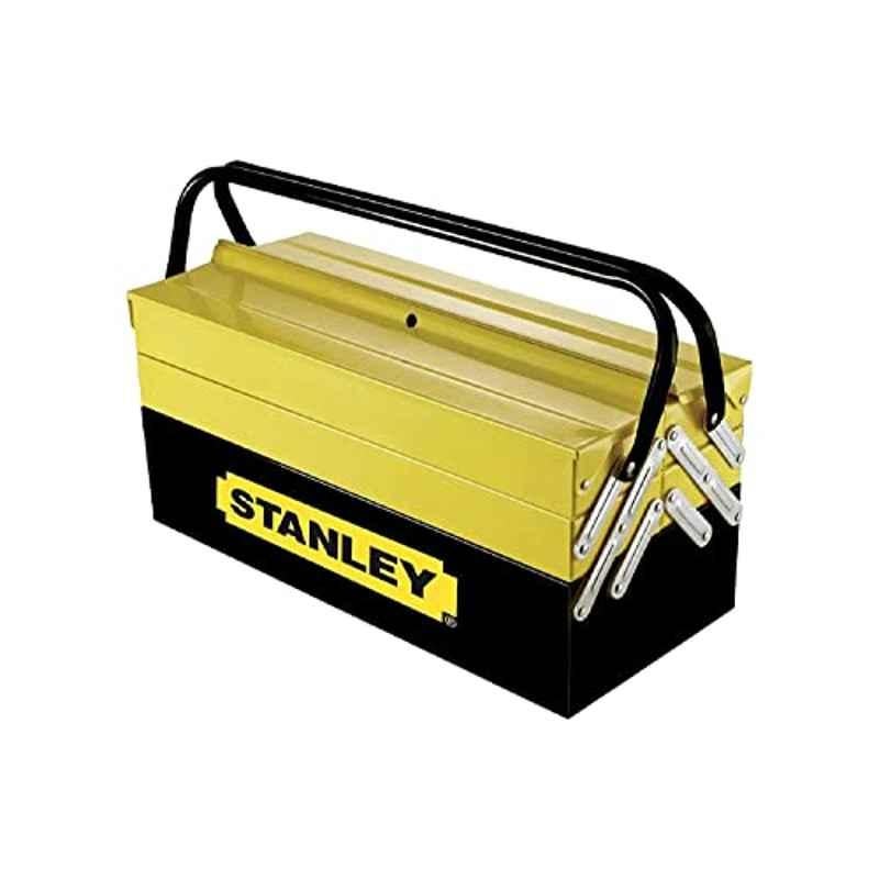 Stanley 5 Tray Metal Yellow Tool Box, 1-94-738
