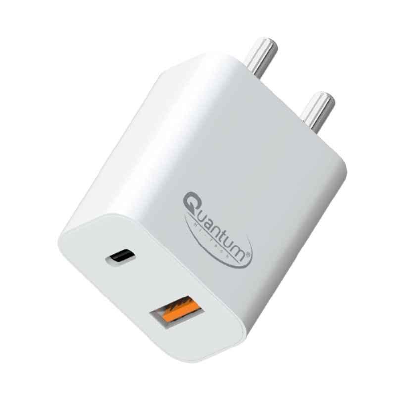 Quantum QHMPL 3500 20W White PD & QC Dual Output Charger