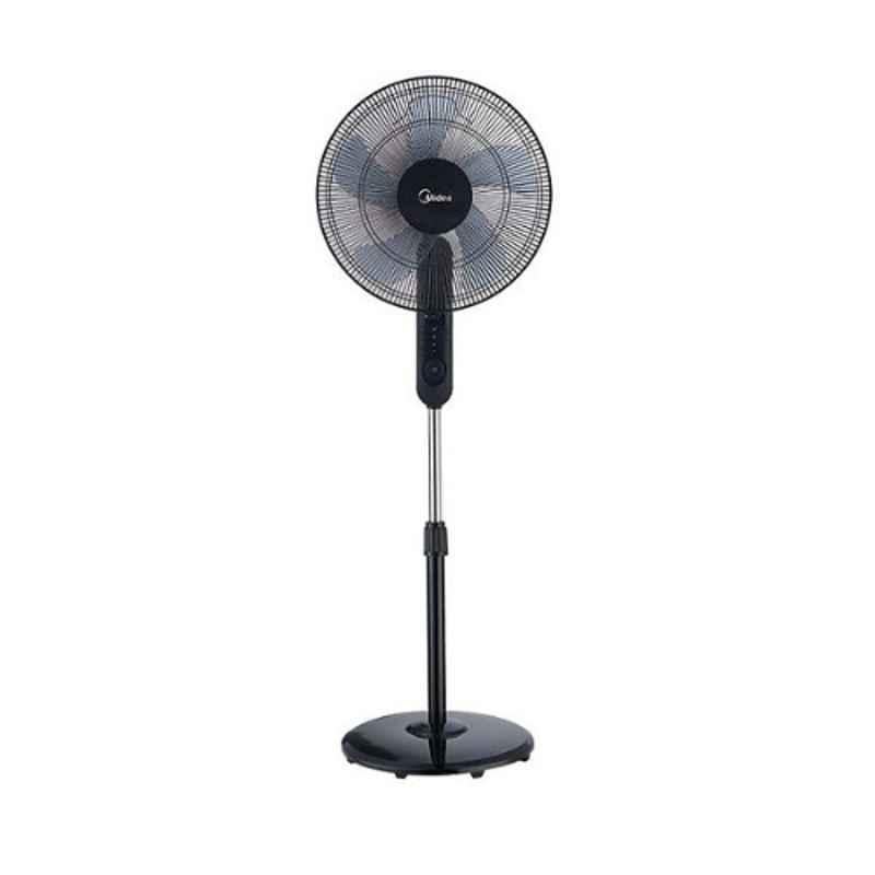 Midea 16 inch 5 Blade Stand Fan with Remote Control, FS4015FR