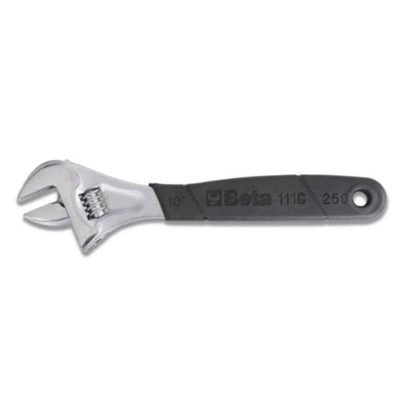 Beta 111G 250mm Chrome Plated Adjustable Wrench with Scales, 0001110625