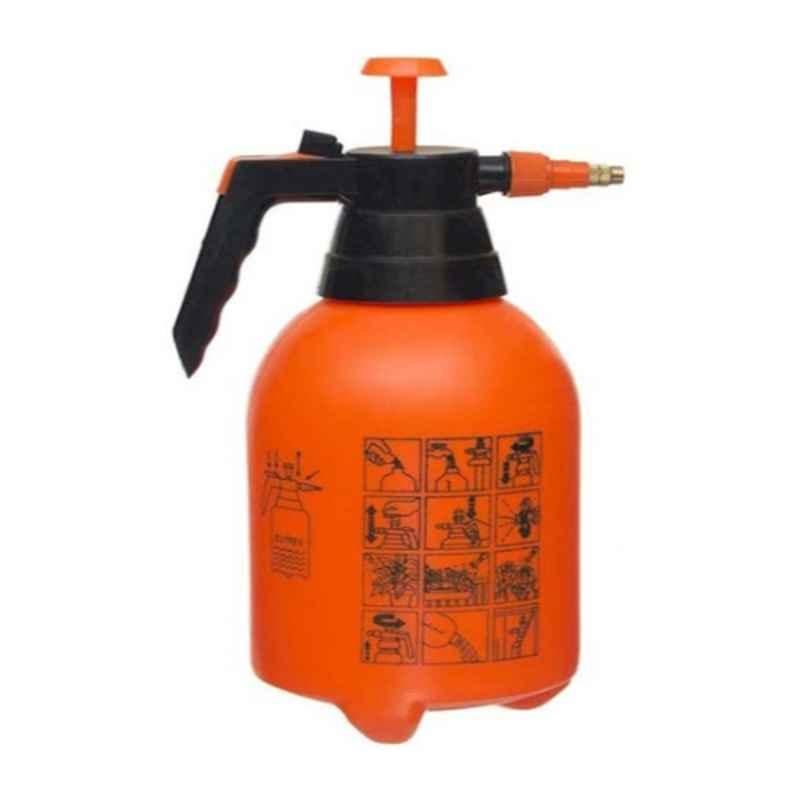 2L Orange Garden Pump Pressure Sprayer Bottle