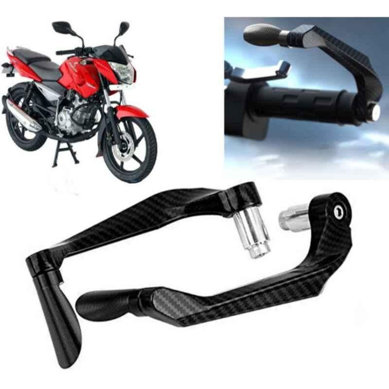 Auto Pearl 2 Pcs Aluminium Carbon Black Brake Clutch Lever Set for Bajaj Pulsar 135 LS DTS i