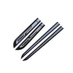 SureStrive 4 Pcs Decal Name Graph Side Door Car Beading Set for Tata Tiago All Model