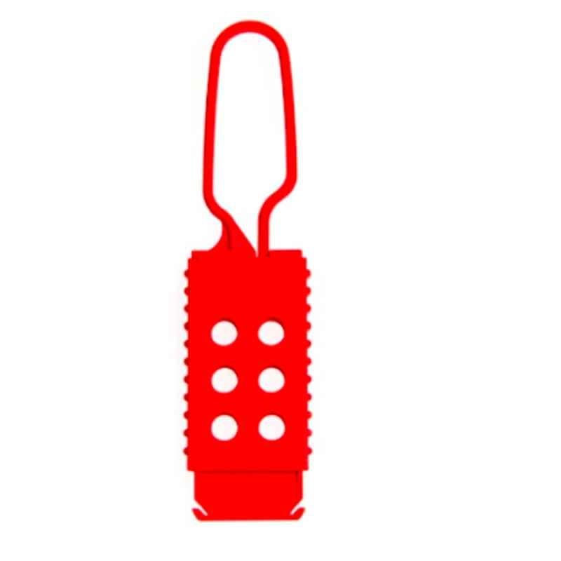 LOTO-LOK 5mm Nylon Red Lockout Safety HASP, HSP-RNH-65
