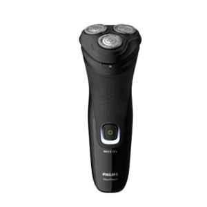 Philips Aquatouch Black & White Wet & Dry Electric Shaver with Trimmer, S1223