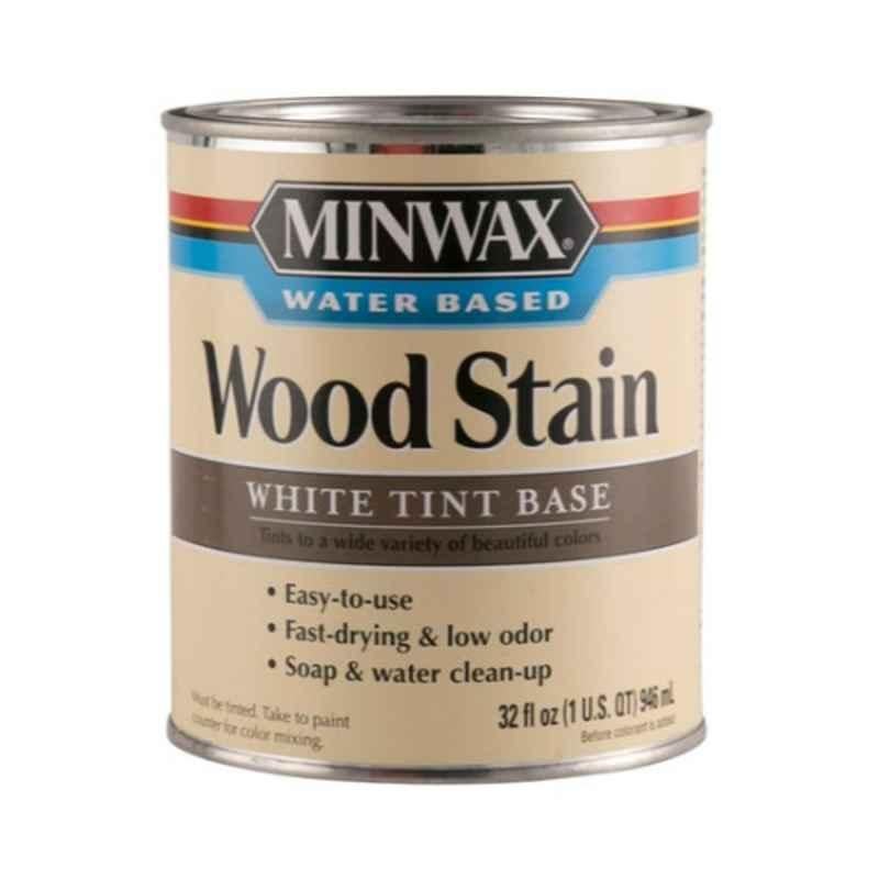 Minwax 946ml White Water Based Wood Stain, 172883AC