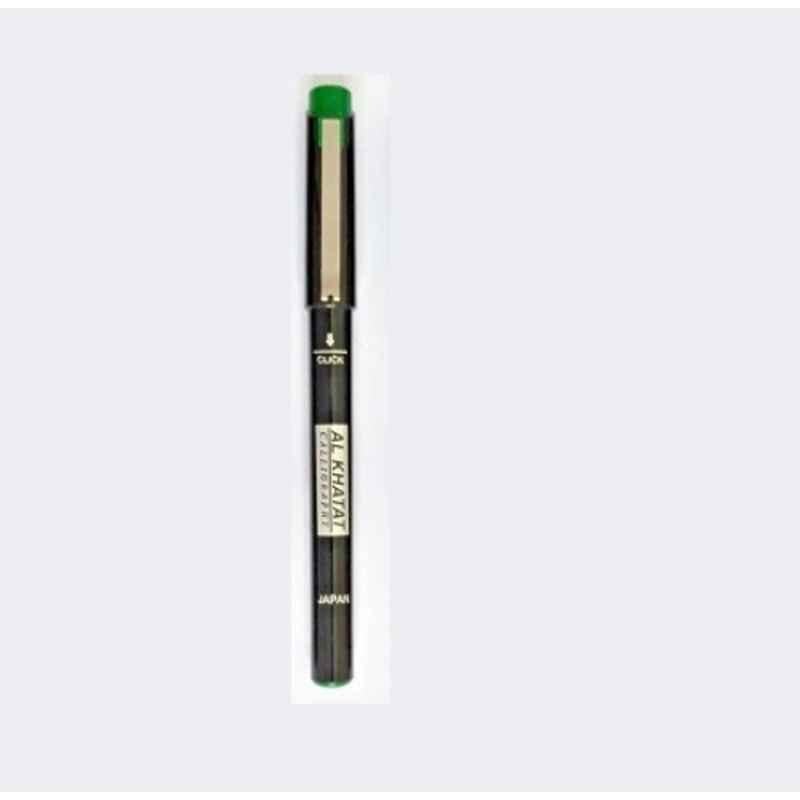Al Khatat AK-PC100N-GN 1.0mm Green Calligraphy Pen, NDS-103284 (Pack of 12)