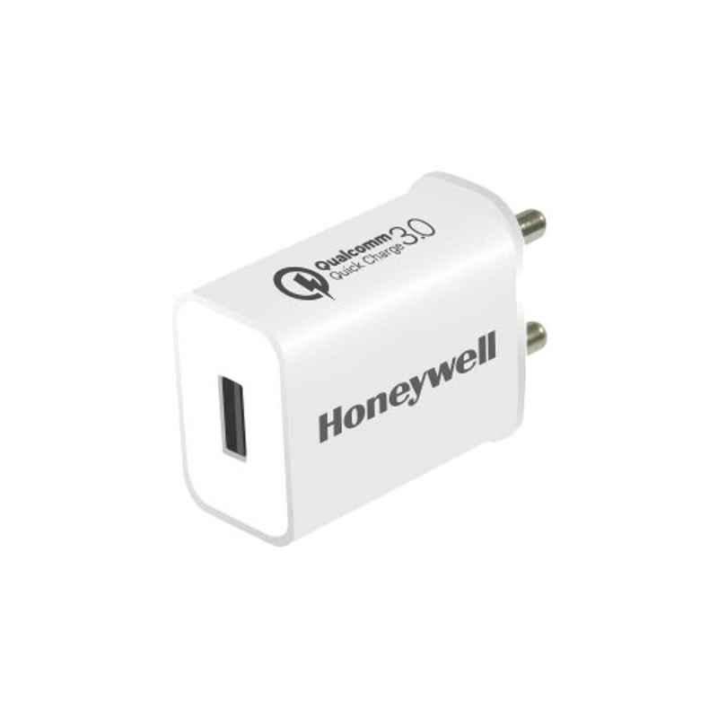 Honeywell White Quick Charge 3.0 Zest Charger with Micro USB Cable, HC000010/CHG/WHT/Quick Charge 3.0